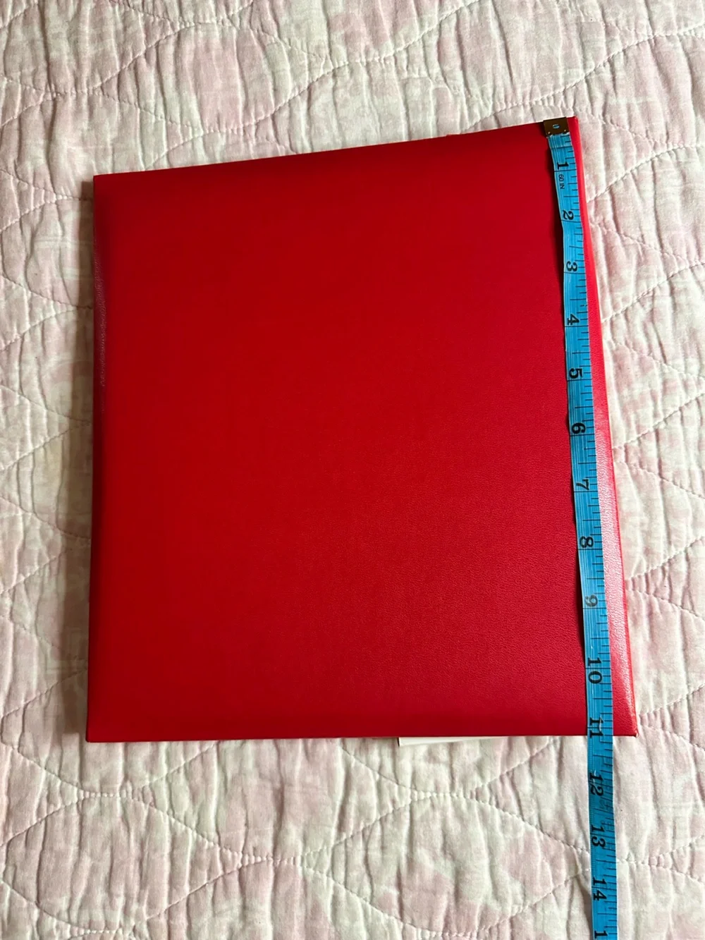 Red Leather-Look 20 Page Top Load Scrapbook / Photo Album 12x12”